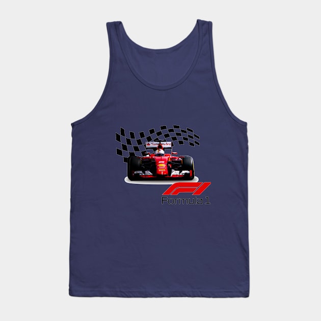 Japanese Grand Prix International Racing F1 Racer Tank Top by Asian Lifestyle